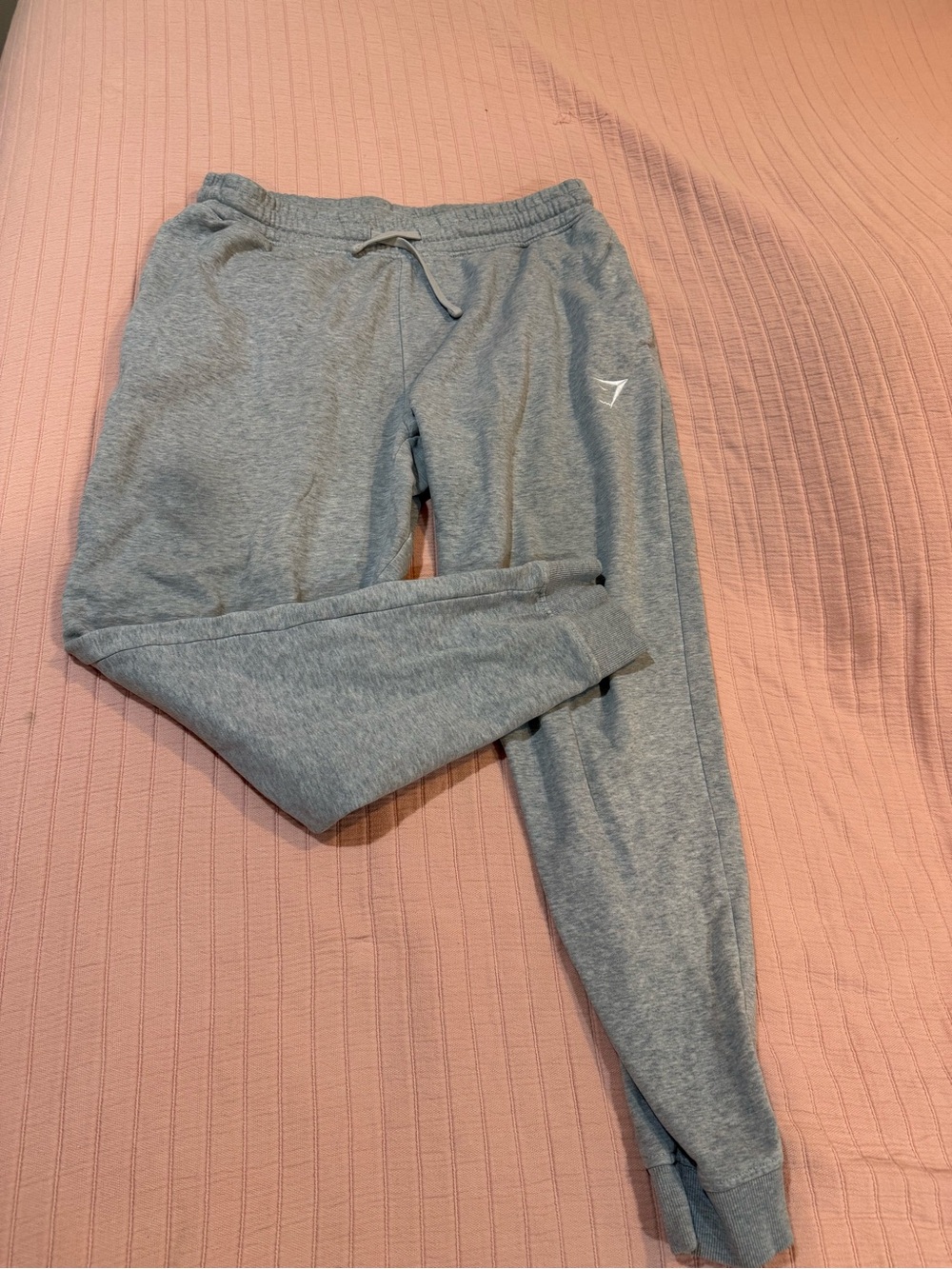 Gymshark Gray Jogger Sweatpants with Logo